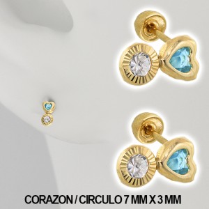 CORAZON C CIRCULO 1319 ORO SOLIDO 10 K